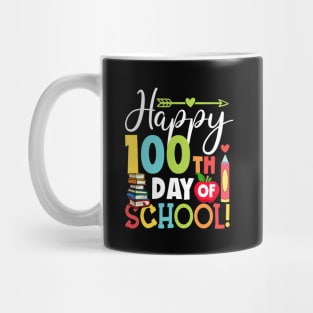 100th Day of School Teachers Kids Child Happy 100 Days Mug